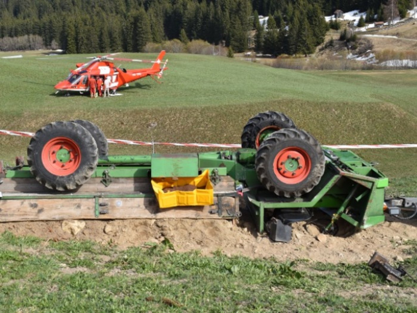 Wie genau es zum Unfall kam, wird noch untersucht. (Bild Kapo GR)