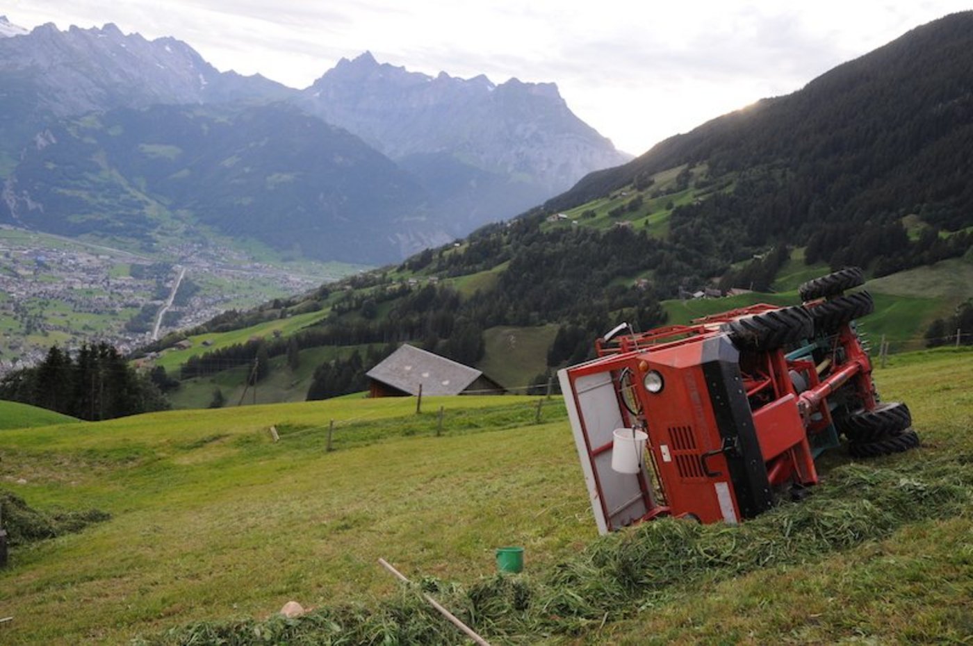 Fahrzeugstürze gehörten im vergangenen Jahr zu den häufigsten Unfällen, die gemeldet wurden. (Bild Kapo Uri)