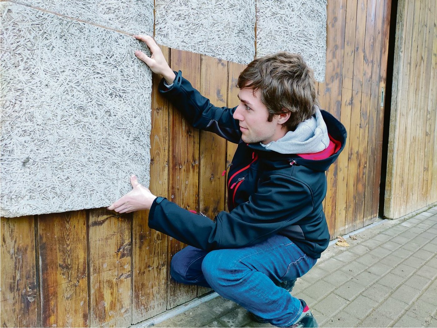 Gabriel Frei aus Ehrendingen AG macht eine Zweitlehre als Landwirt bei der Familie Hübscher in Bertschikon ZH. (Bild zVg)