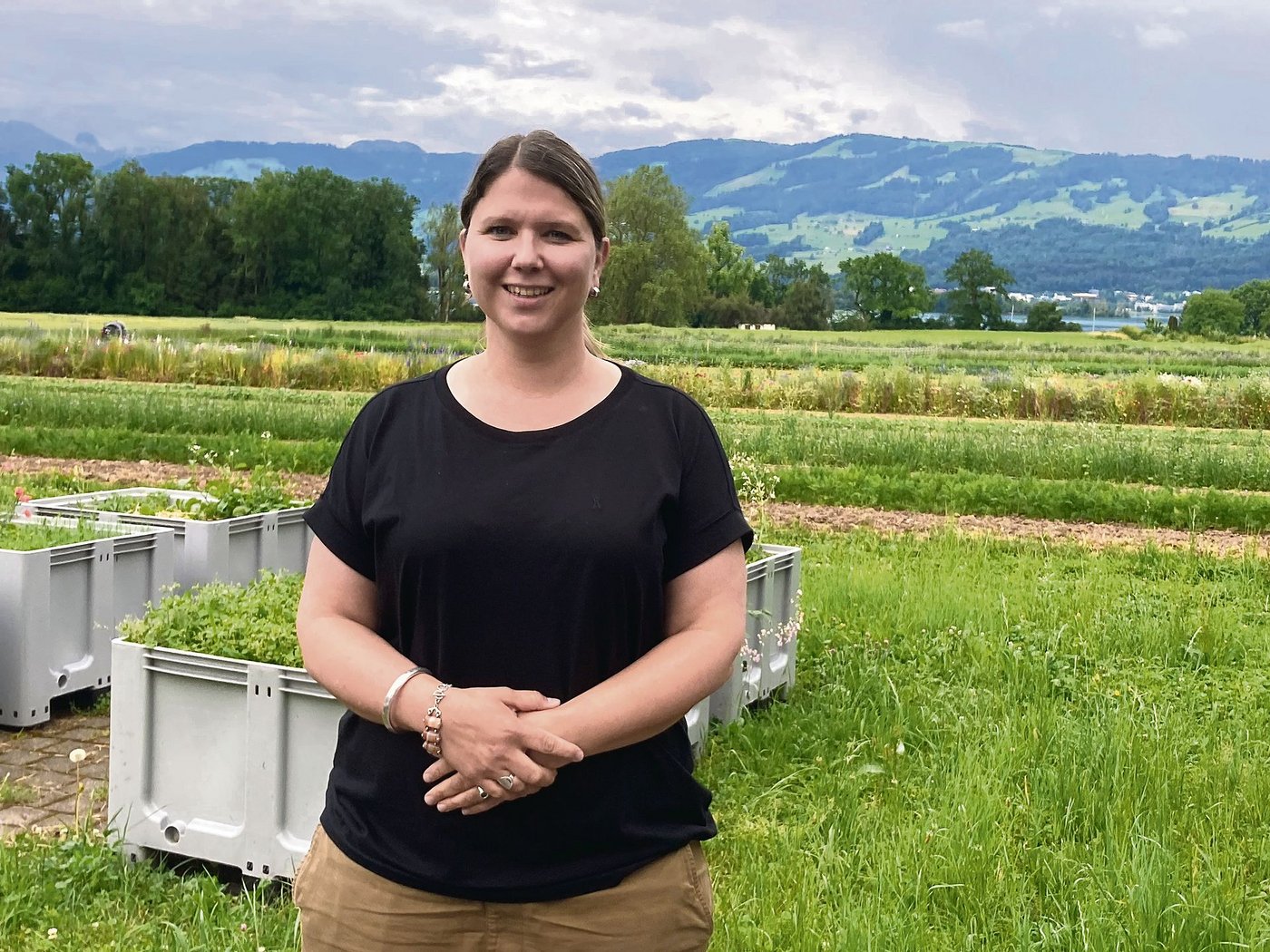 Weit vorauszuschauen sei in der Saatgutzüchtung wichtig, betont Co-Geschäftsführerin Monika Baumann. 