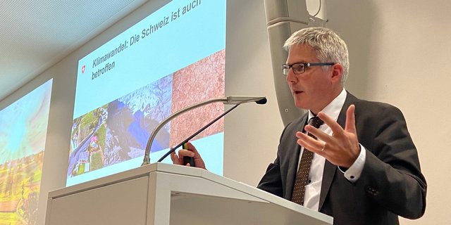 «Ich stecke mitten in einem interessanten politischen Prozess», sagte BLW-Direktor Christian Hofer. (Bild akr)