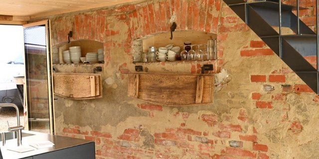 Alte Elemente wurden erhalten und verbinden sich mit neuen Elementen. (Bild BauZ/aw)