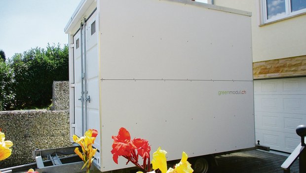 Im «Greenmodul»-Container können verschiedene Kulturen substratlos und mit wenig Wasser angebaut werden. (Bilder zVg)