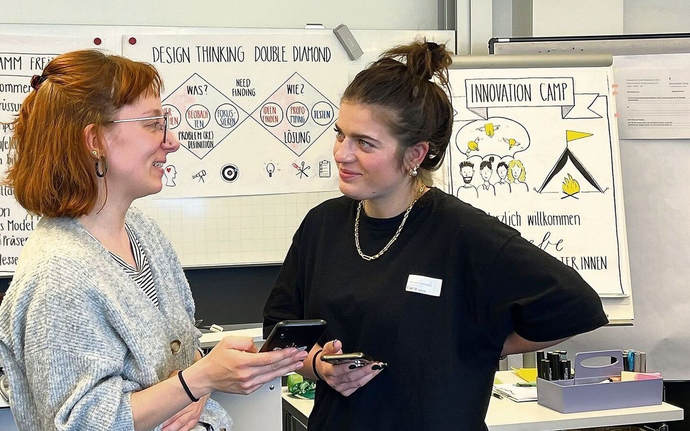 Das Innovation Camp lebt vom Austausch zwischen Theorie und Praxis.