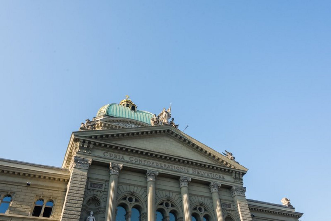 Das Bundeshaus in Bern. (Bild hja)