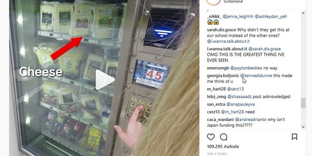 (Bild Screenshot Instagram/@thisisinsidercheese)