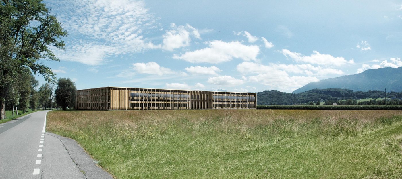 So wird sich das neue LZSG in Salez nach der Fertigstellung präsentieren. (Bild zVG)t