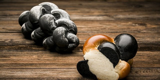 Schwarzes Mehl, Salate in Wasser oder traditionellen Hüppen mit klarem Profil. Die Ideen der Schweizer Ernährungswirtschaft sind vielfältig. (Bilder zVg)