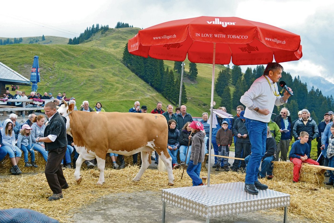 Als Gantrufer fühlt sich Alois Wyss wohl. In all den Jahren hat er hunderte von Steigerungen und Auktionen miterlebt.