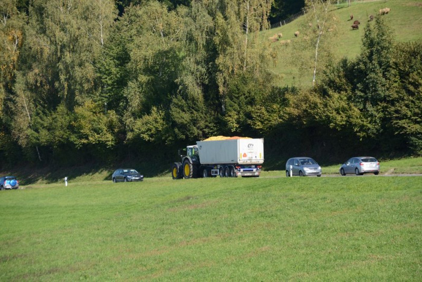 2019 ist die die Verordnung über die technischen Anforderungen an Strassenverkehrsfahrzeuge (VTS) geändert worden – das gilt auch für landwirtschaftliche Fahrzeuge. (Bild BauZ)