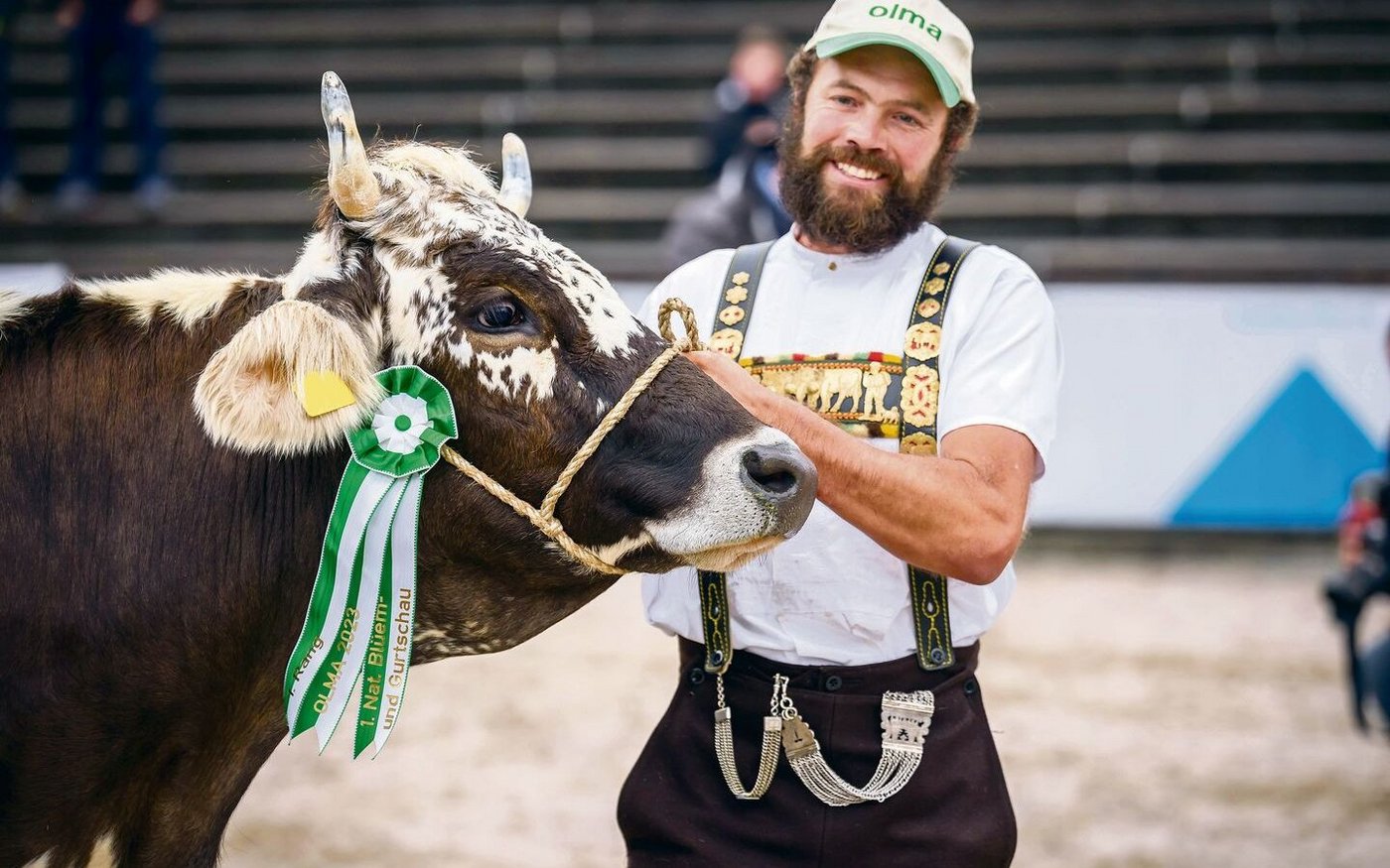 Mit Bildern wie diesem demonstriert die Olma Volksverbundenheit. Doch noch hat die «Volksaktie» das Finanzloch der Messe nicht stopfen können.