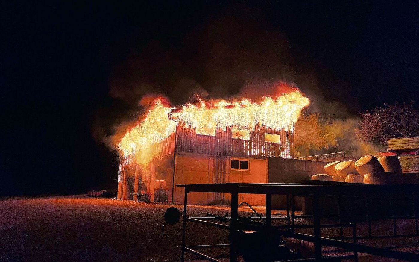 Ein Schadenfall auf einem Hof im St. Gallischen ging zulasten der Emmental Versicherung. 