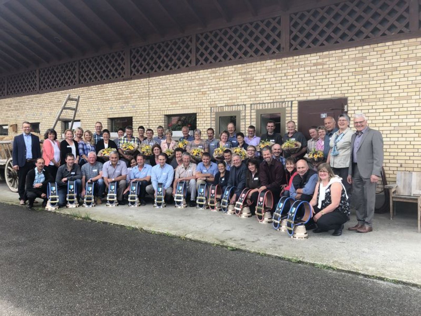 30 Milchproduzenten konnten geehrt werden.  (Bild ZMP)