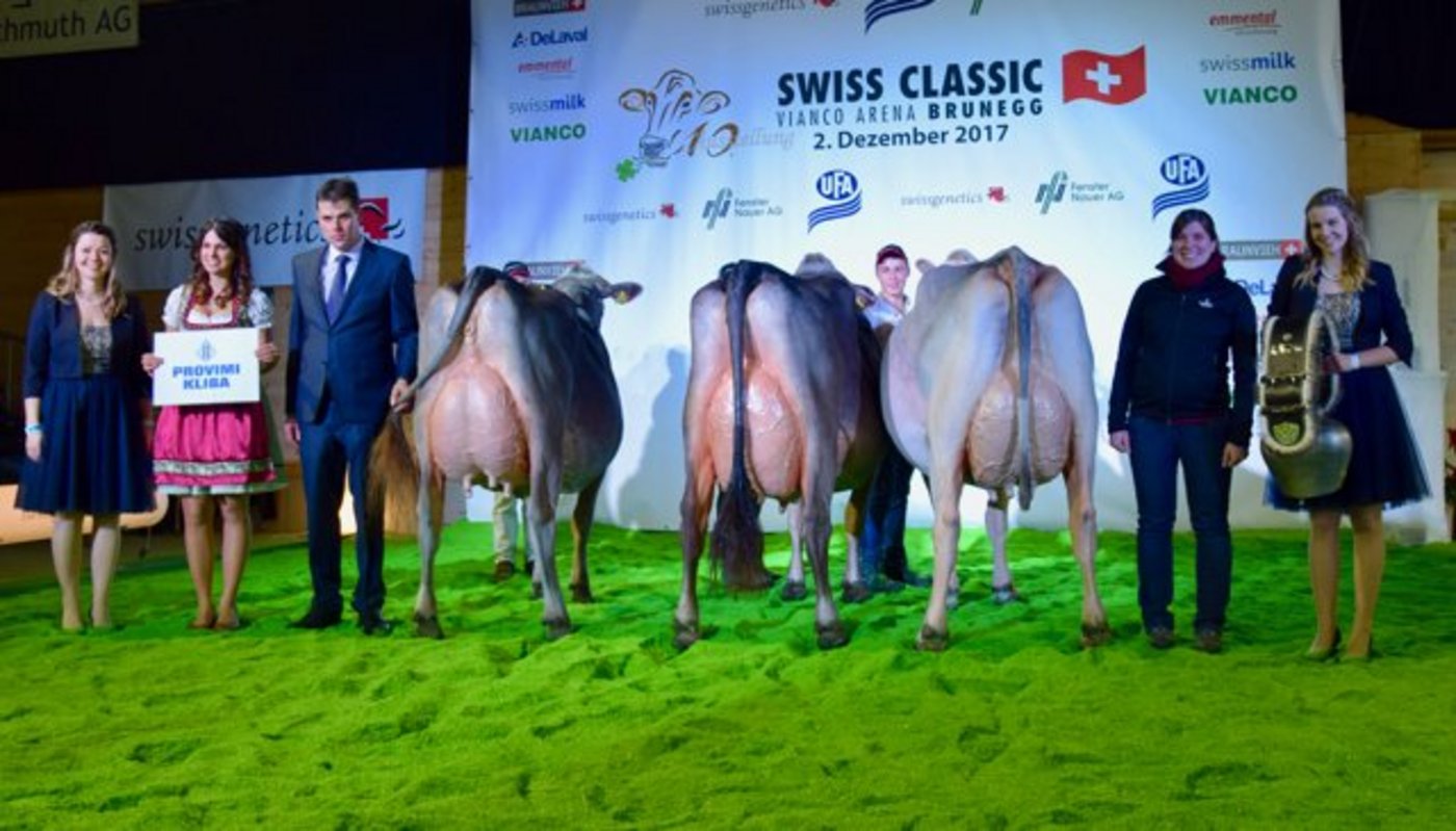 Die Siegerinnen v. l. n. r. Calvin Priscilla,  Jack Binja und Jongleur Gloria von Hansueli Lanker. (Bild jba) 