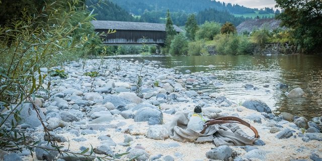 Das Logo und der Leitspruch des Emmentalischen Schwingfests 2021 «Über d' Brügg zum Fescht... syt wiukomme liebi Gescht!» bleiben unverändert. (Bild Emmentalisches Schwingfest) 
