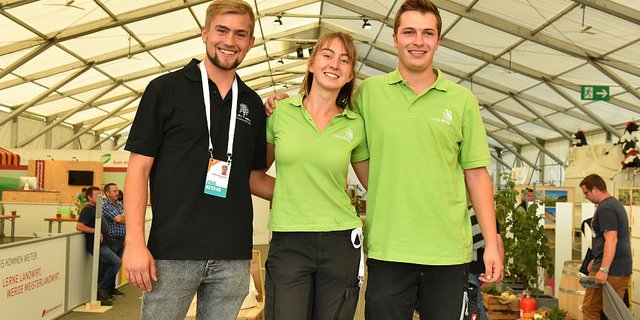 Die Postestplätze bei den Winzer(innen) (v.l.n.r): Schweizer Meister Michel Baumgartner, Line Dorsaz, Paul de Wattewil. (Bilder SBV)