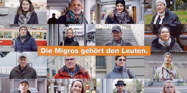 Die Detailhändlerin wirbt derzeit damit, eine Genossenschaft zu sein. Je grösser aber Genossenschaften werden, desto weniger funktionieren sie nach der ursprünglichen Idee. (Bild Screenshot Migros)