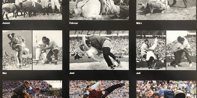 Eine Ladung unvergesslicher Schwingmomente stecken im Jubiläums-Schwingkalender. (Bild et)