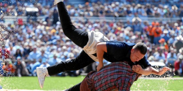 Die Schwingfeste bleiben dieses Jahr grösstenteils aus. Wir zeigen Ihnen die schönsten Momente vom letzten Jahr. (Bild Schlussgang.ch)