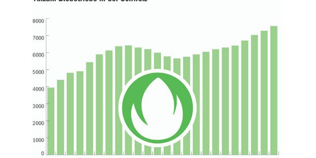 Die Anzahl Biobetriebe ist heute mehr als doppelt so hoch wie noch vor 20 Jahren. (Daten BFS/Grafik mi/BauernZeitung)