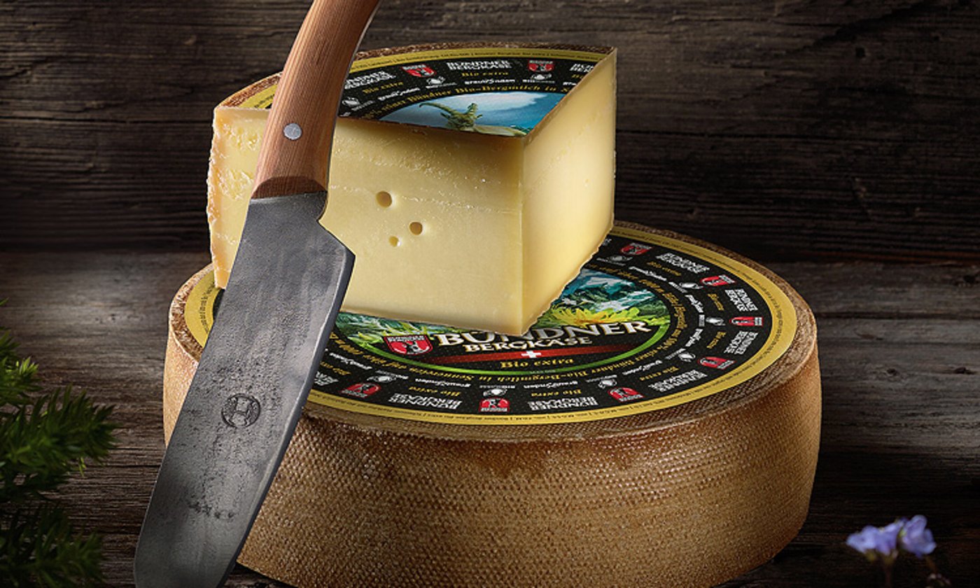 Am stärksten angestiegen ist die Produktion von Bündner Bergkäse. Am meisten verkauft wurde Gruyère AOP. (Bild buendnerbergkaese.ch)