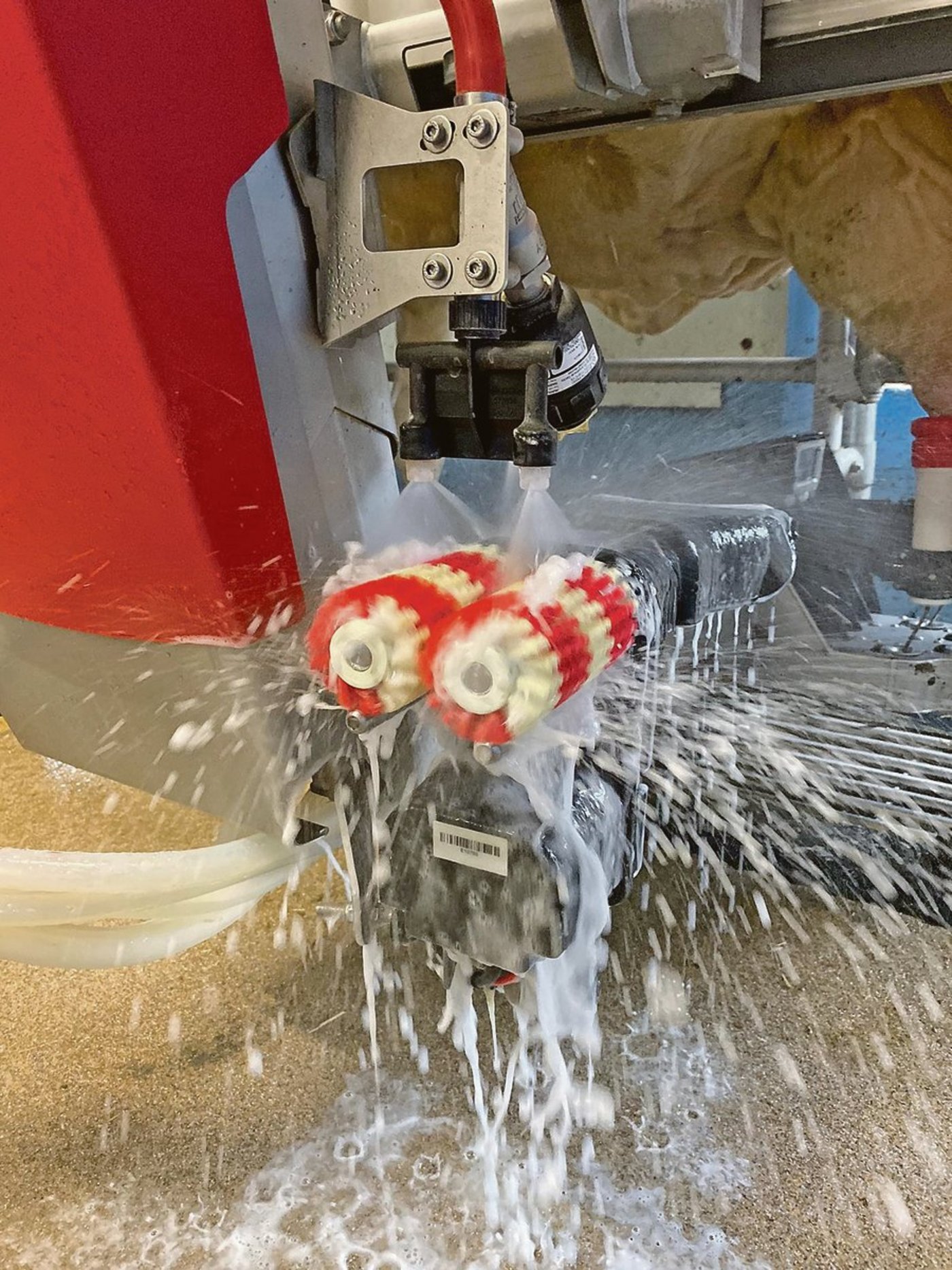 Zwischen den Melkungen wird gewaschen.(Bild zVg)