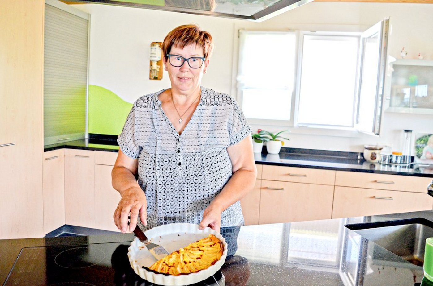 Madeleine Sutter ist zurzeit die einzige Swiss-Tavolata-Gastgeberin im Kanton Thurgau. Sie würde sich freuen, wenn sich das aber ändern würde. (Bild Isabelle Schwander)