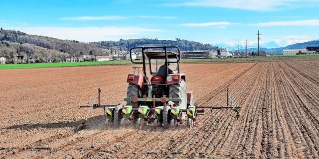 Das schöne und warme Wetter von letzter Woche wurde vielerorts genutzt, um die Zuckerrüben zu säen.