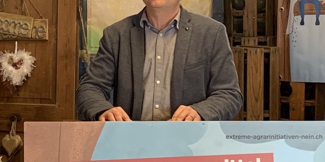 Markus Kretz, Präsident des Luzerner Bäuerinnen- und Bauernverbandes nervt sich an der Dauerkritik wegen des hohen Tierbestandes. (Bild LBV)