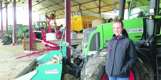 2015 fand der Bioackerbautag bei Yvette Fleury statt. Sie bewirtschaftet einen 50-ha-Betrieb. (Bild Bioaktuell, Markus Spuhler)