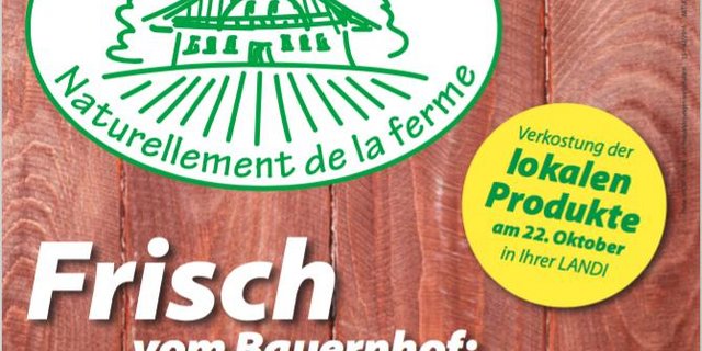 Am 22. Oktober können die lokalen Bauernspezialitäten in den jeweiligen Landi-Läden gekostet werden. (Bild Landi Schweiz)