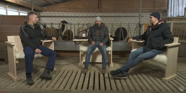 Direkt aus dem Lamastall: Ein Ausschnitt aus der Youtube-Talkshow Ofebänkli. (Screenshot)