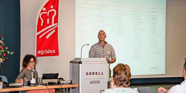 Lukas Kilcher begleitete als neuer Agridea-Direktor zum ersten Mal eine Delegiertenversammlung der Beratungszentrale.