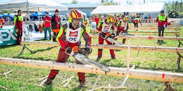 Disziplin Asten: Geschwindigkeit, Genauigkeit und Sicherheit waren hier gefragt. 