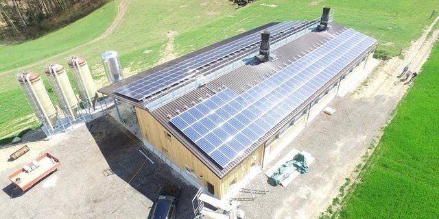 Auch die Förderung von nachhaltigem Bauen (hier eine mit Minergie-zertifizierte Pouletmasthalle) soll zu einem nachhaltigen Wiederhochfahren der Wirtschaft beitragen. (Bild BauZ)