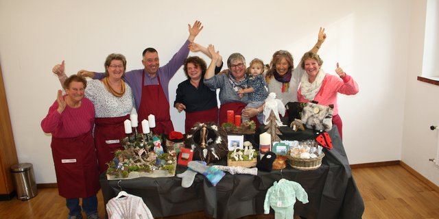 Die kulturelle Gesellschaft Schelten ist bereit für den 20. Weihnachtsmarkt. Die Vorfreude ist gross. (Bild Andrea Wyss)