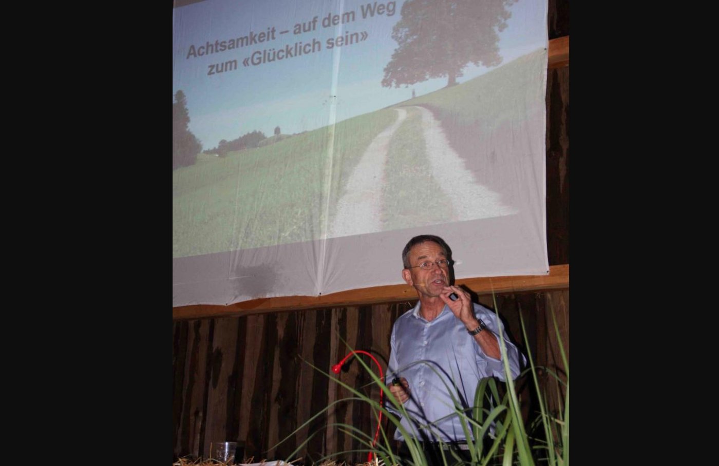 Ernst Flückiger fordert Achtsamkeit, auch der eigenen Person gegenüber. (Bild Andrea Wyss) 