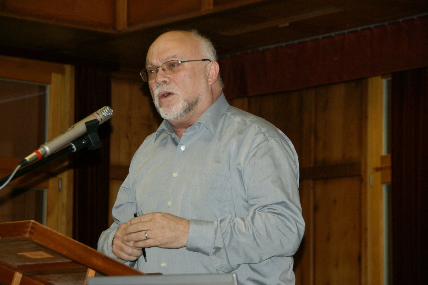 Nationalratspräsidenten Ruedi Lustenberger bei seiner mit viel Herzblut vorgetragenen Rede