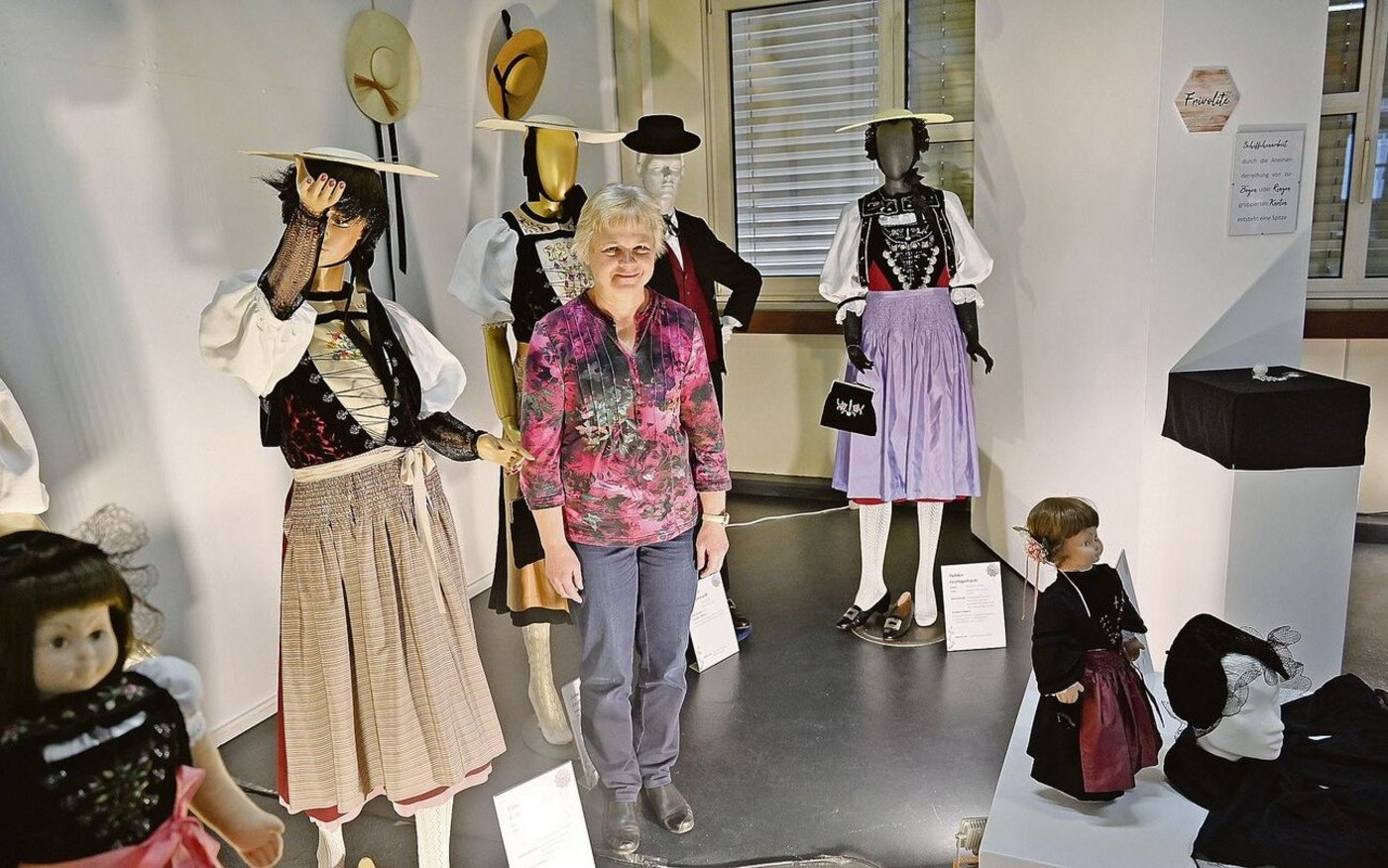 Cäcilia Duss hat zwar die Freude an Trachten nicht verloren, täglich damit arbeiten will sie aber nicht mehr. Sie hofft nun, dass sie ihr Wissen nachhaltig dem Nähatelier in Olten übergeben kann. 