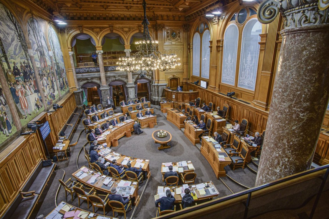 Rückweisung oder nicht? Die kleine Kammer nimmt sich als Erstrat der Behandlung der AP 22+ an.(Bild Parlamentsdienste 3003 Bern)