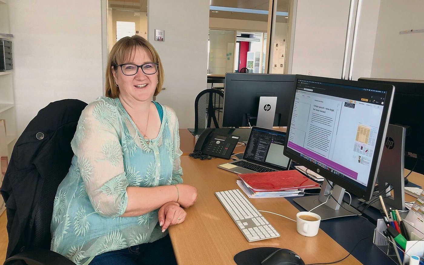 Ein Arbeitsplatz bei uns in den grosszügigen und hellen Räumlichkeiten in Münchenbuchsee ist noch frei.