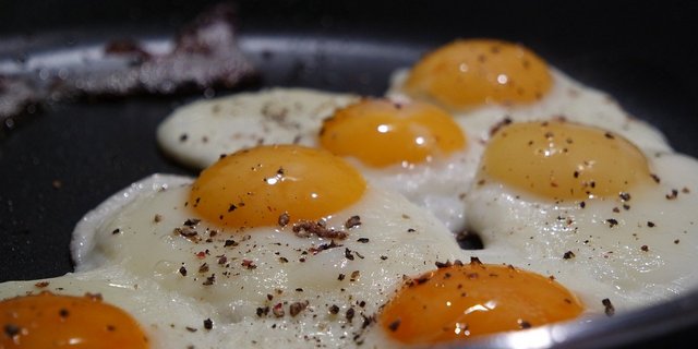 Ob als Spiegelei oder in der Carbonara-Sauce, in selbst zubereiteten Gerichten mögen Schweizerinnen und Schweizer Eier in Bio-Qualität. (Bild sonnenwind70 / Pixabay) 