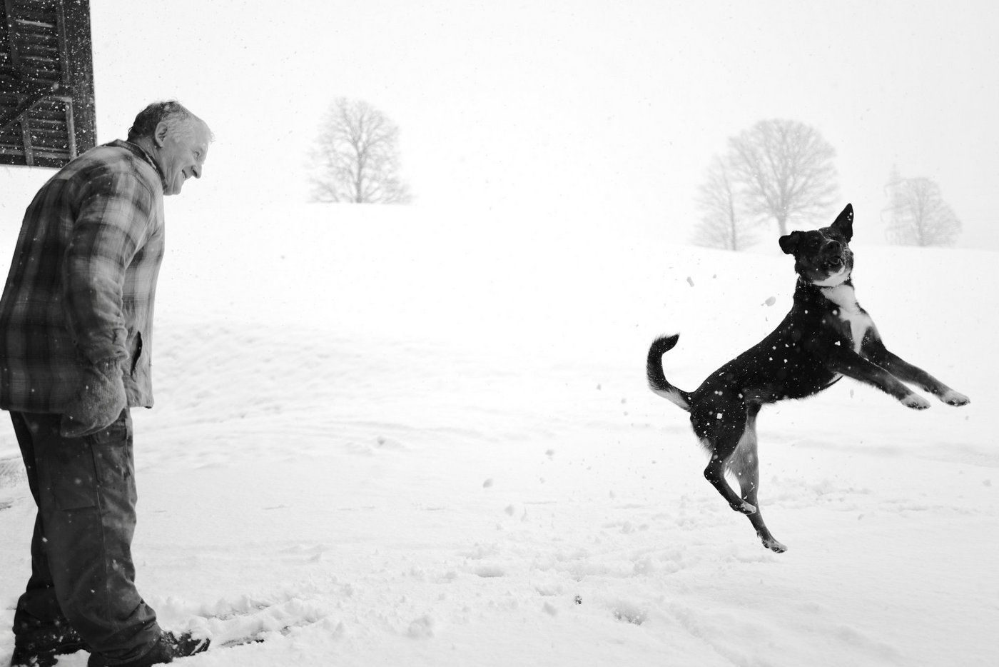 Ernst mit seinem geliebten Bläss Oli, in besseren Zeiten.