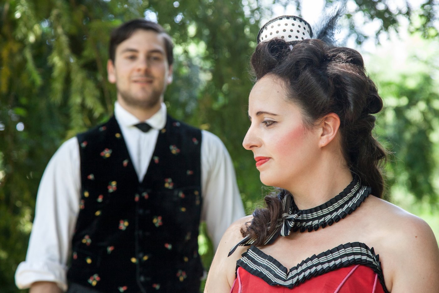 Im Musical wendet sich Katharina Knie vom Zirkusleben ab und sucht ihr Glück auf dem Hof eines Bauern. (Bild Freilichtspiele Moosegg)