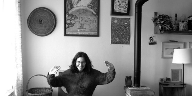 Daria, in ihrem Haus am Ticino, auf dem Land, das ihr Vater bewirtschaftete. 