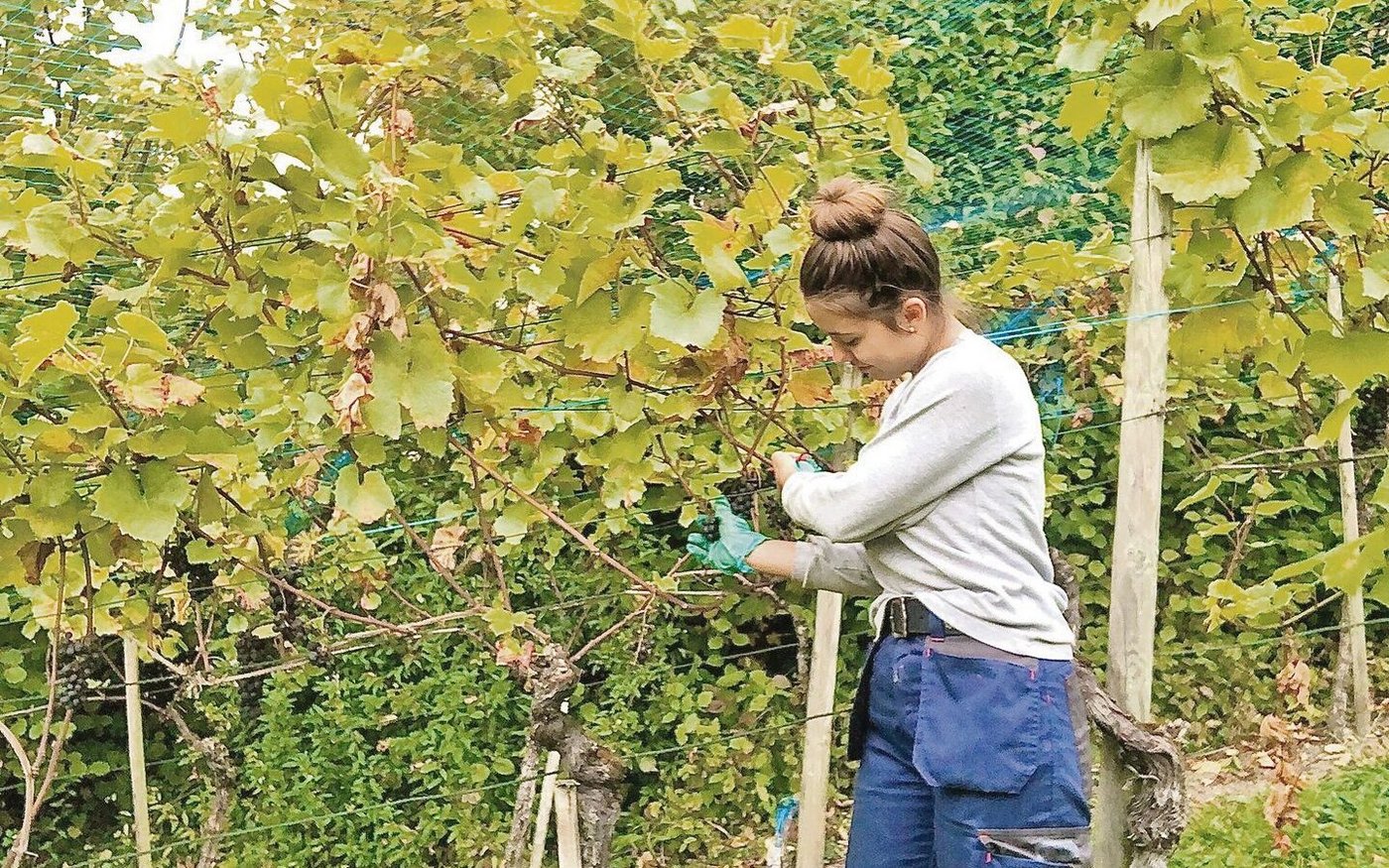 Sie schätzt die Arbeit an der frischen Luft besonders.