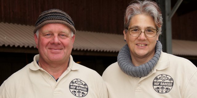 Christian und Stefanie Weber vom Hof Baregg haben ihre Produktepalette über die Jahre ausgebaut und verfeinert. (Bilder lid)