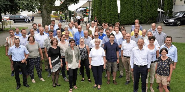Gruppenbild in Einsiedeln. (Bild Markus Rediger)