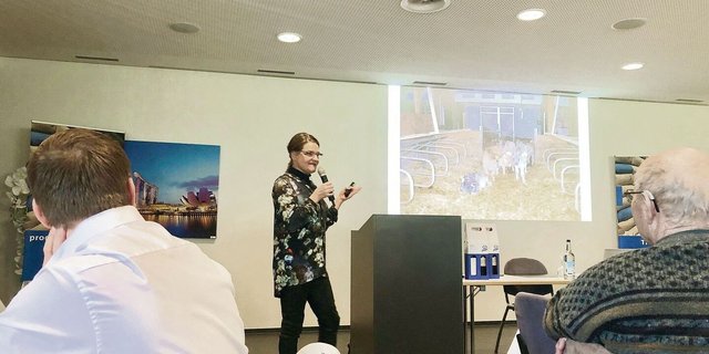 Anhand der Lungenanatomie der Kälber erklärte Corinne Bähler, Tierärztin beim Kälbergesundheitsdienst an der UFA-Toro-Tagung Anfang März, wie zentral die Luftqualität im Stall ist.