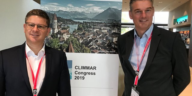 Climmar-Präsident Erik Hogervorst und Werner Berger, Climmar-Delegierter der Schweiz im Branchenverband Agrotec Suisse. (Bild akr)